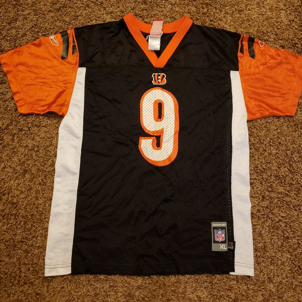 NFL Cincinnati Bengals Carson Palmer #9 Youth x-lg (18-20) , small women's